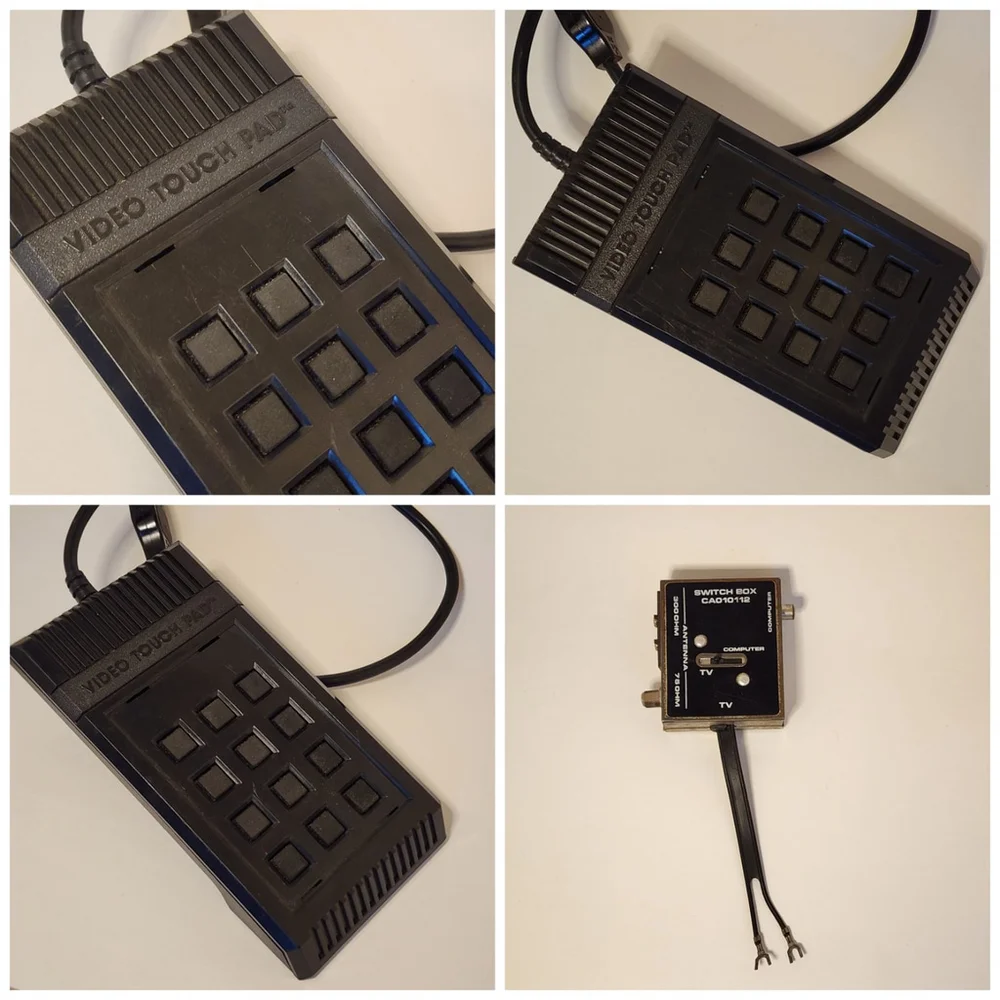 Vintage Sears Tele-Games Video Arcade Atari Console TESTED Working & Controllers